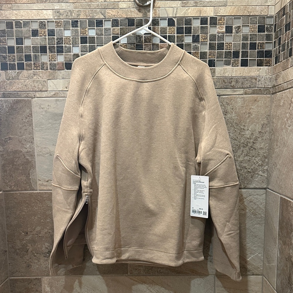 lululemon athletica Crewneck Sweatshirt — Sandstone Beige